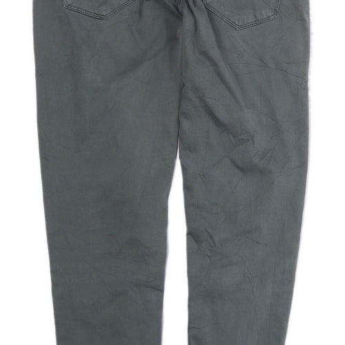 Womens Zara Green Denim Jeans Size 12/L27