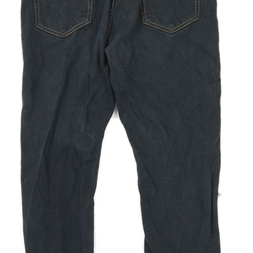 Womens Asos Blue Ripped Denim Jeans Size W28/L26