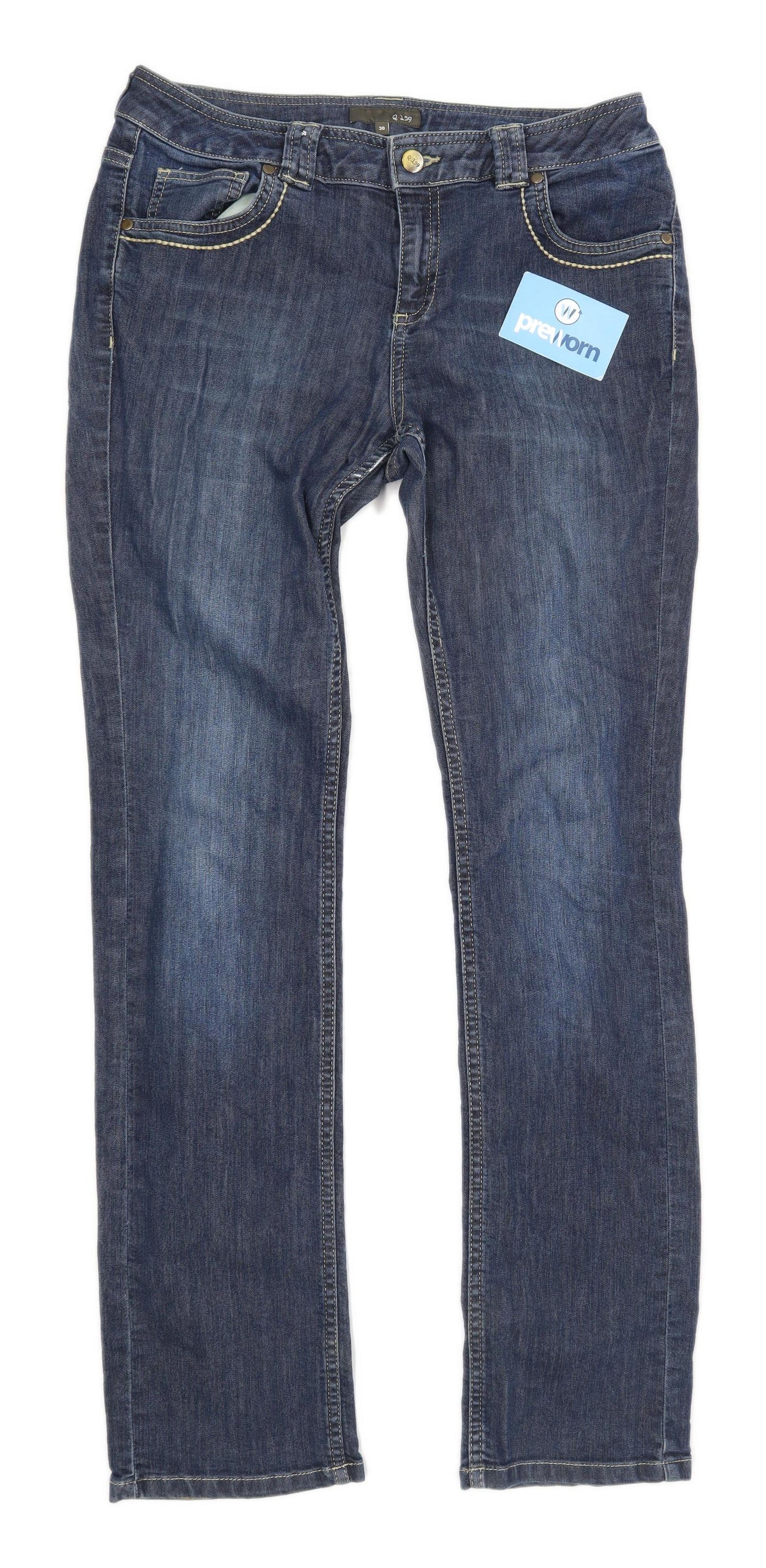 Womens Q 159 Blue Denim Jeans Size W32/L30