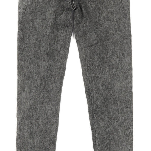 Womens Odica Black Cotton Blend Jeans Size W24/L28