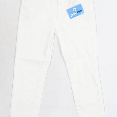 Womens Uniqlo White Denim Jeans Size W27/L23