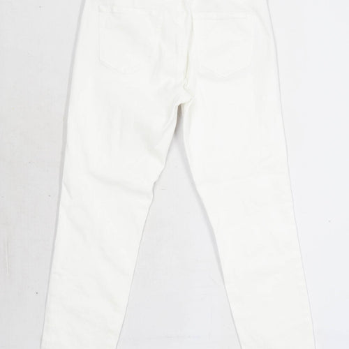 Womens Uniqlo White Denim Jeans Size W27/L23