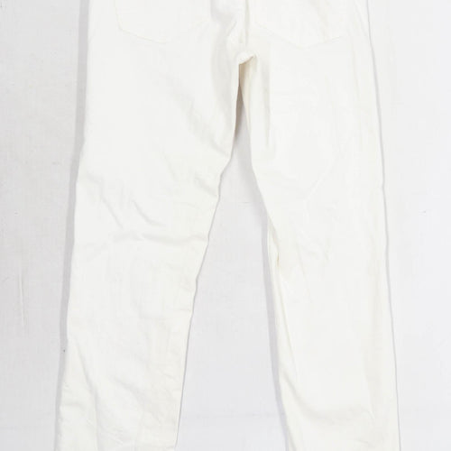 Womens Mango White Denim Jeans Size 8/L28