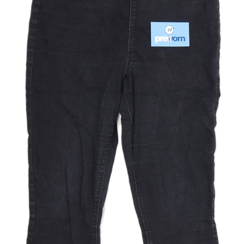 Womens Matalan Black Denim Jeggings Size 10/L20