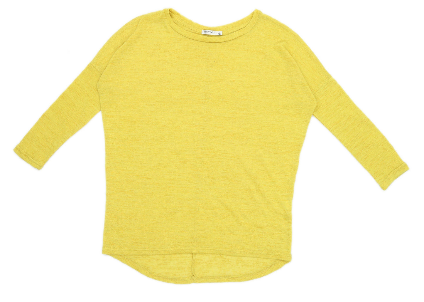 Paper Scissors Womens Size L Yellow Top (Regular)