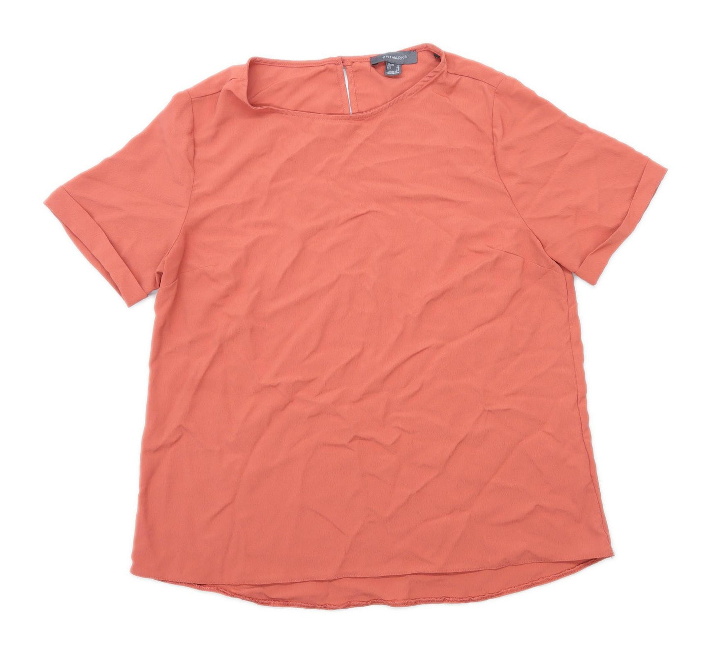 Primark Womens Size 12 Orange T-Shirt (Regular)