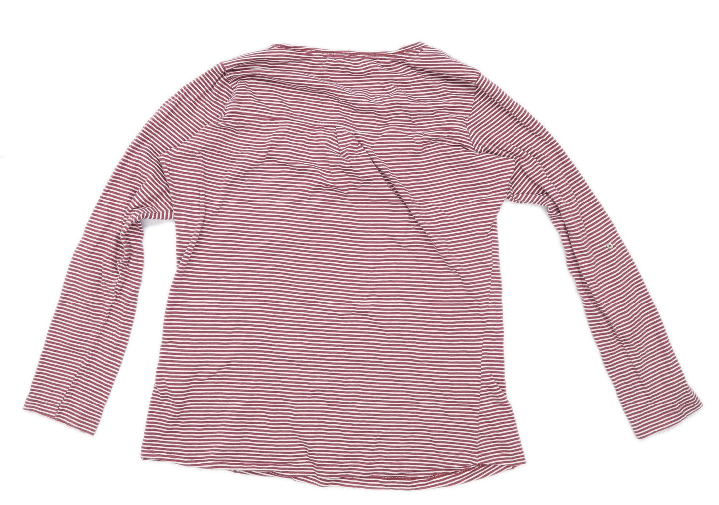 Fat Face Womens Size 12 Striped Cotton Multi-Coloured Top (Regular)
