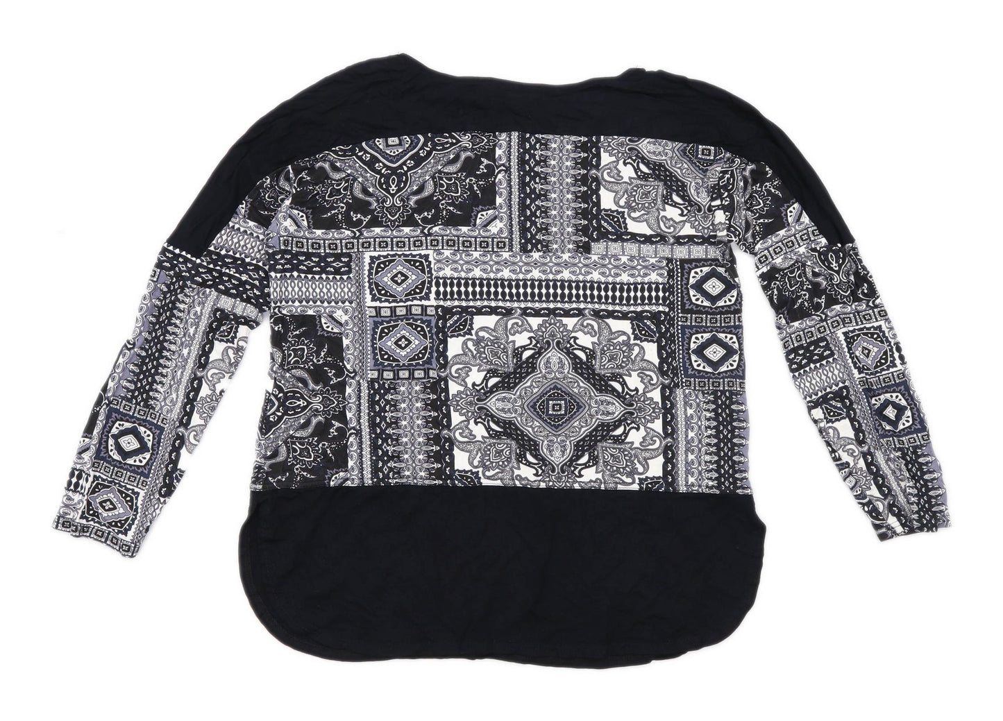 Quiz Womens Size 14 Paisley Multi-Coloured Top (Regular)