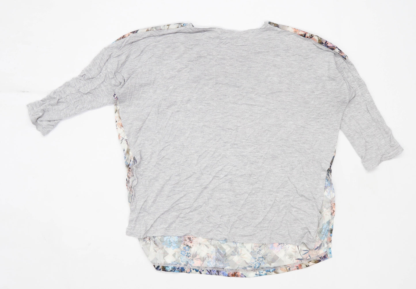 Warehouse Womens Size 10 Floral Multi-Coloured Top (Regular)