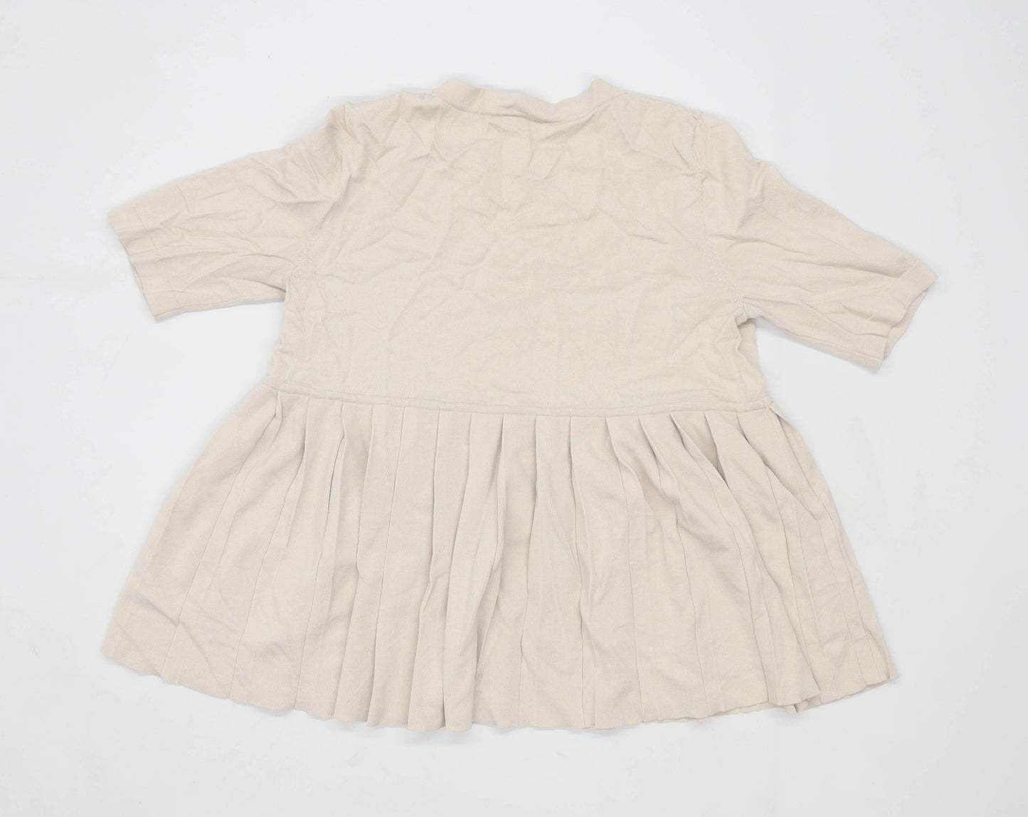 Cos Womens Size S Beige Top (Regular)