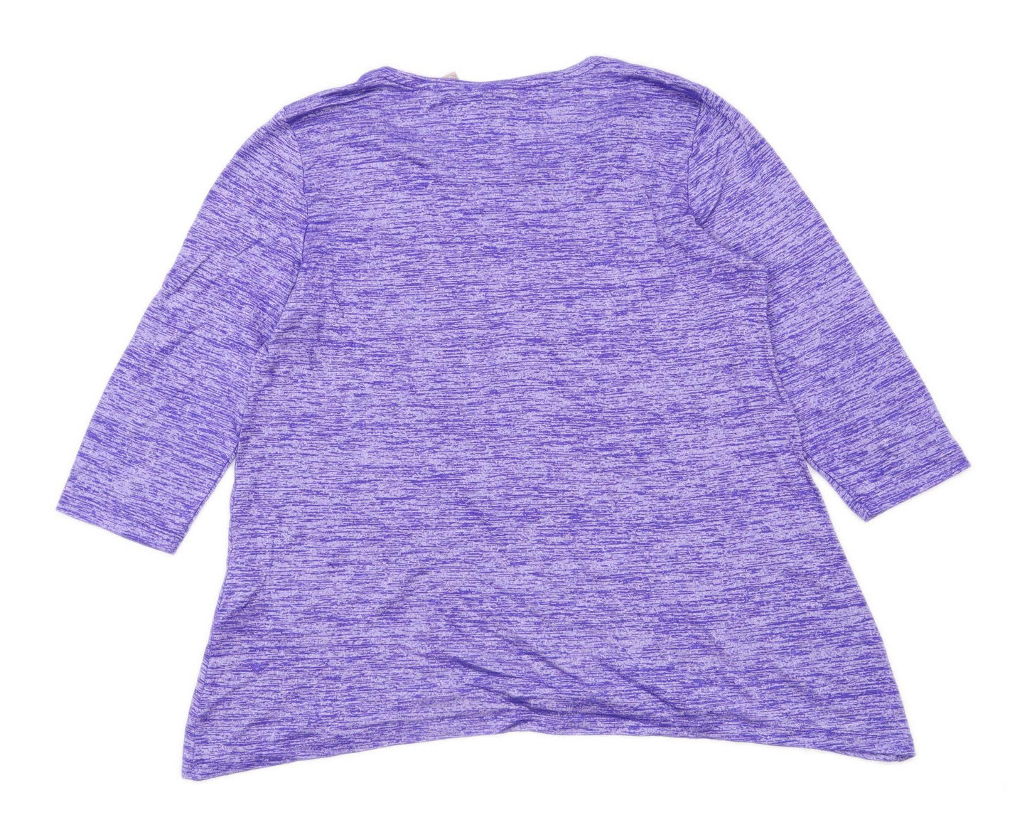 Chicos Womens Size 10 Purple Top (Regular)
