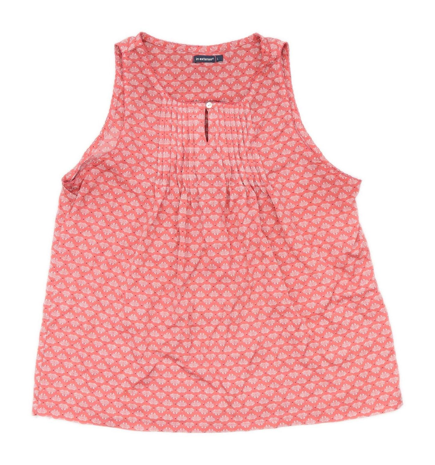 In Extenso Womens Size L Red Top (Regular)