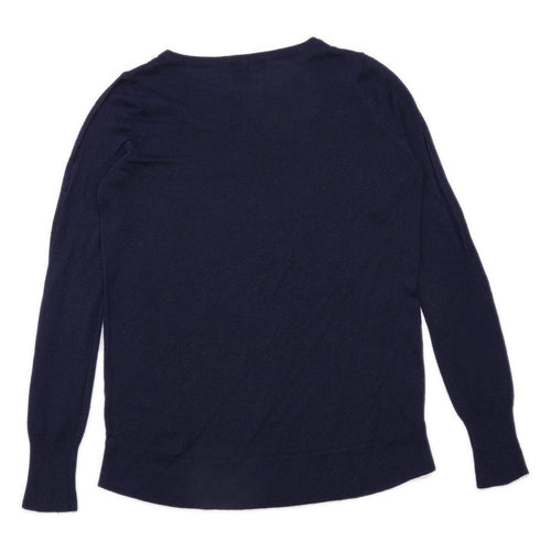 Debenhams Womens Size 10 Blue Long Sleeve T-Shirt (Regular)