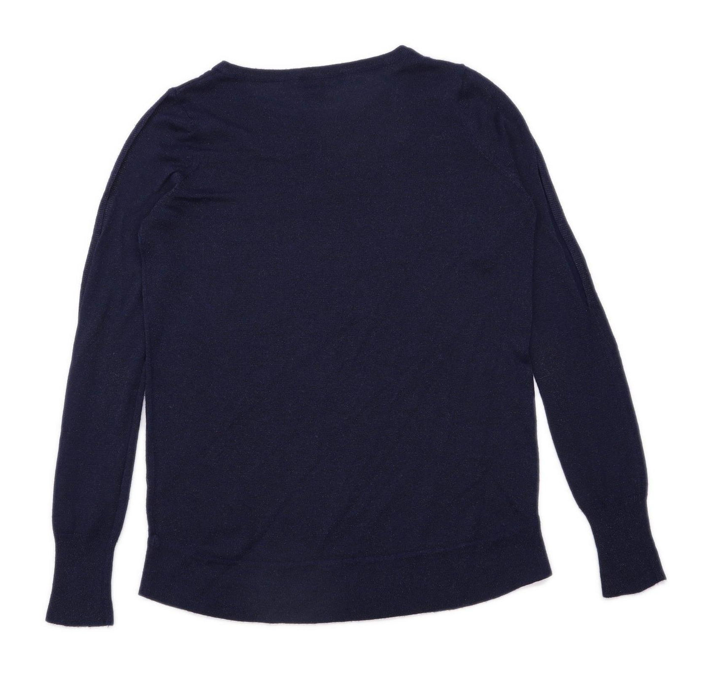 Debenhams Womens Size 10 Blue Long Sleeve T-Shirt (Regular)