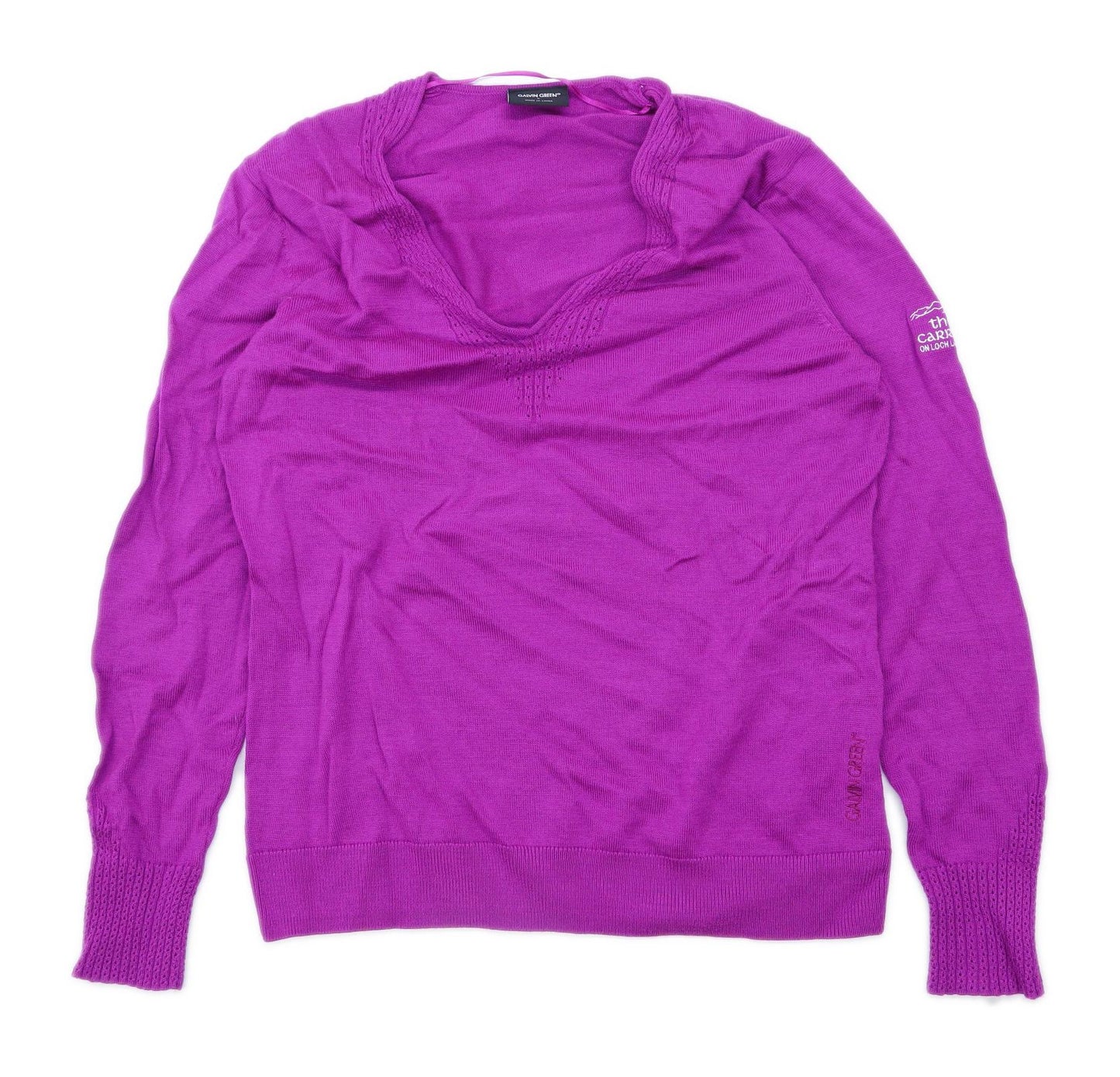 Galvin Green Womens Size L Purple Jumper (Regular)