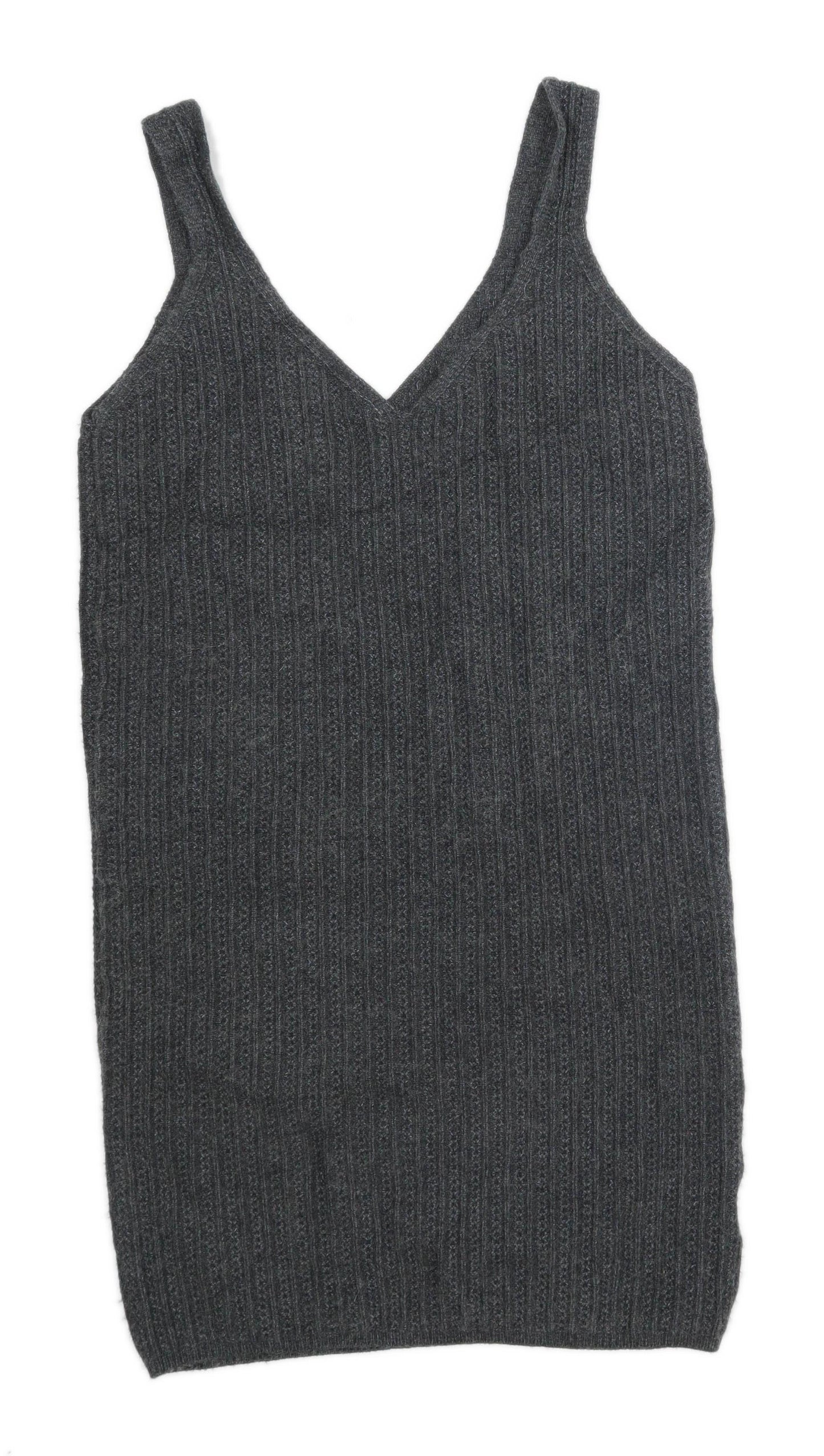 Santa Rita Womens Size M Strappy Grey Top (Regular)