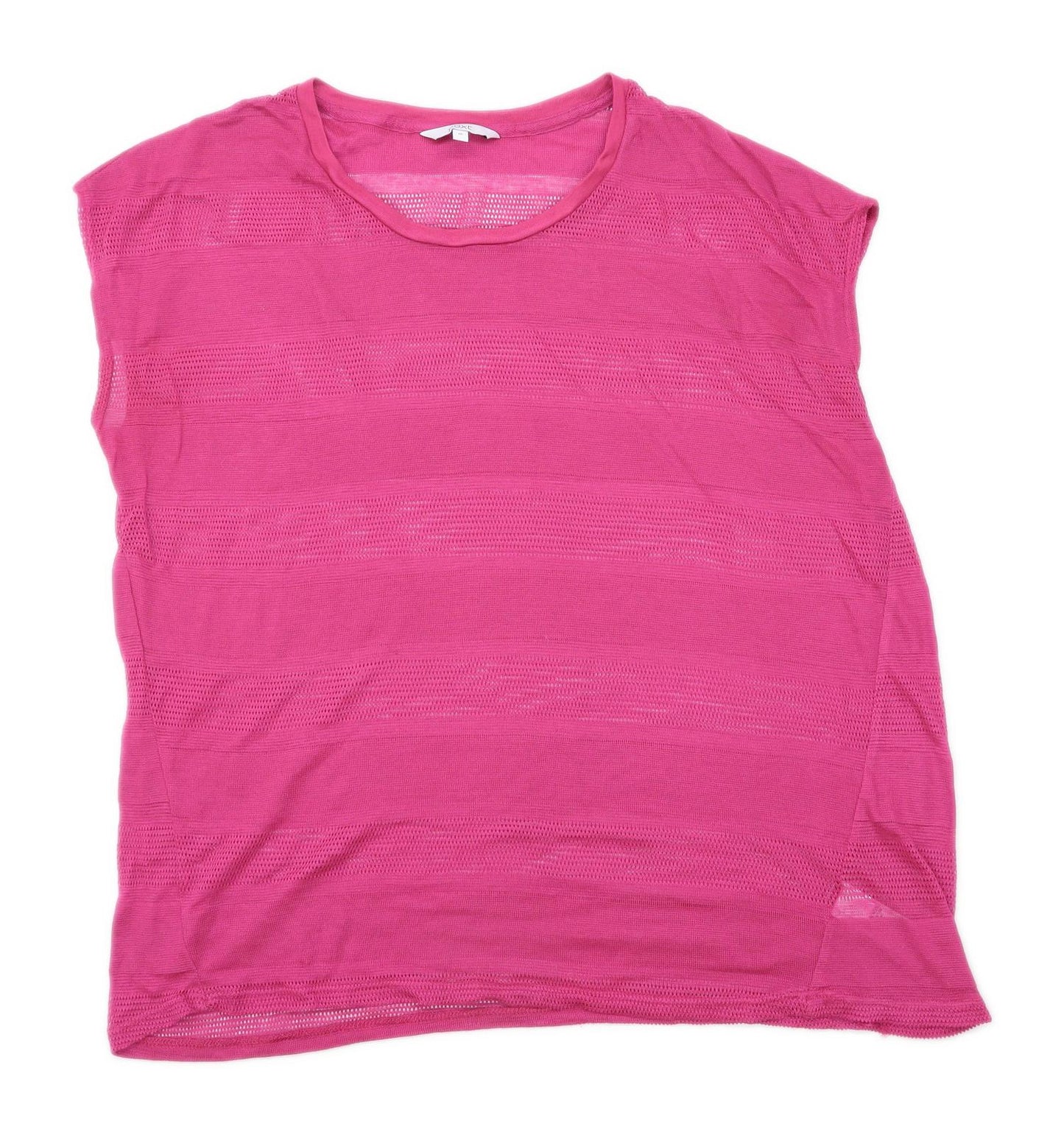 Next Womens Size 16 Striped Pink Top (Regular)