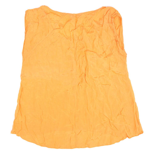 Dorothy Perkins Womens Size 14 Orange Vest Top (Regular)