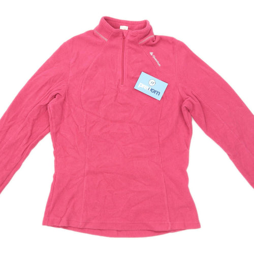 Oxylane Womens Size M Pink Fleece (Regular)