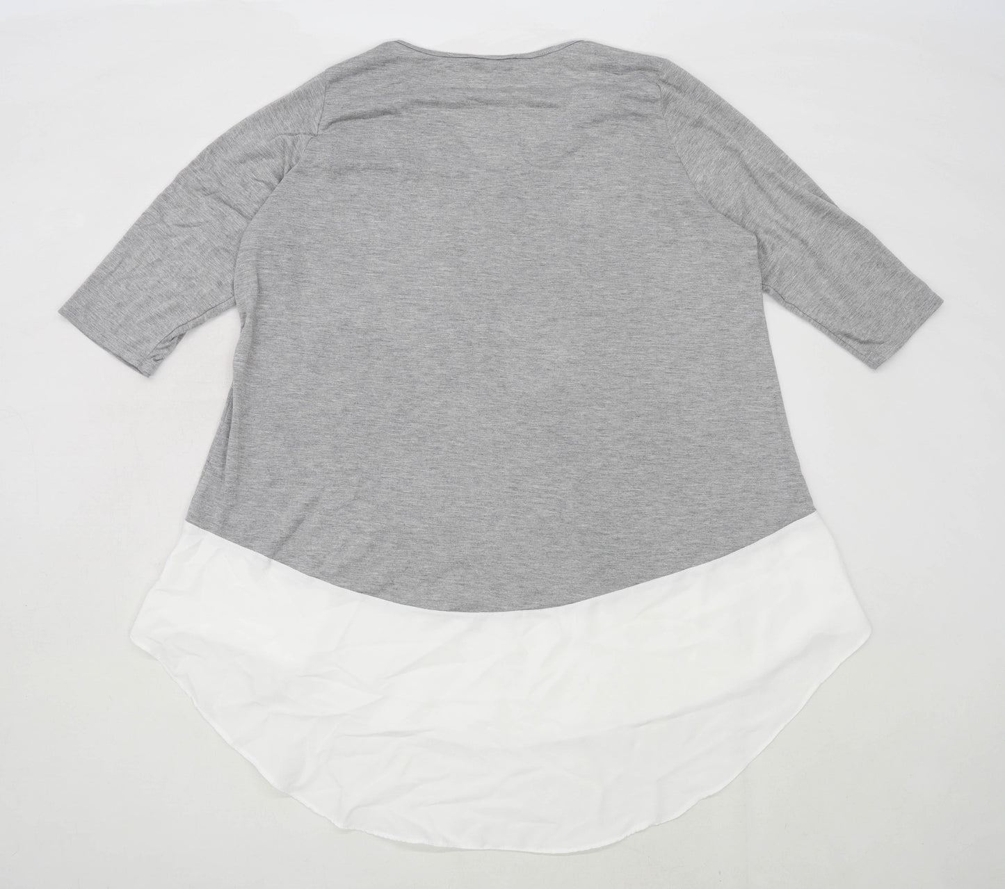 Marina Kaneva Womens Size 18 Grey Top (Regular)