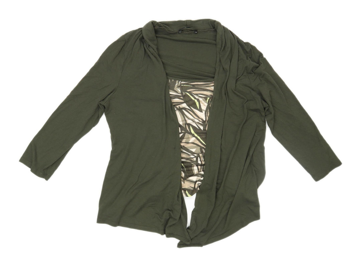 Marks & Spencer Womens Size 14 Green Top (Regular)