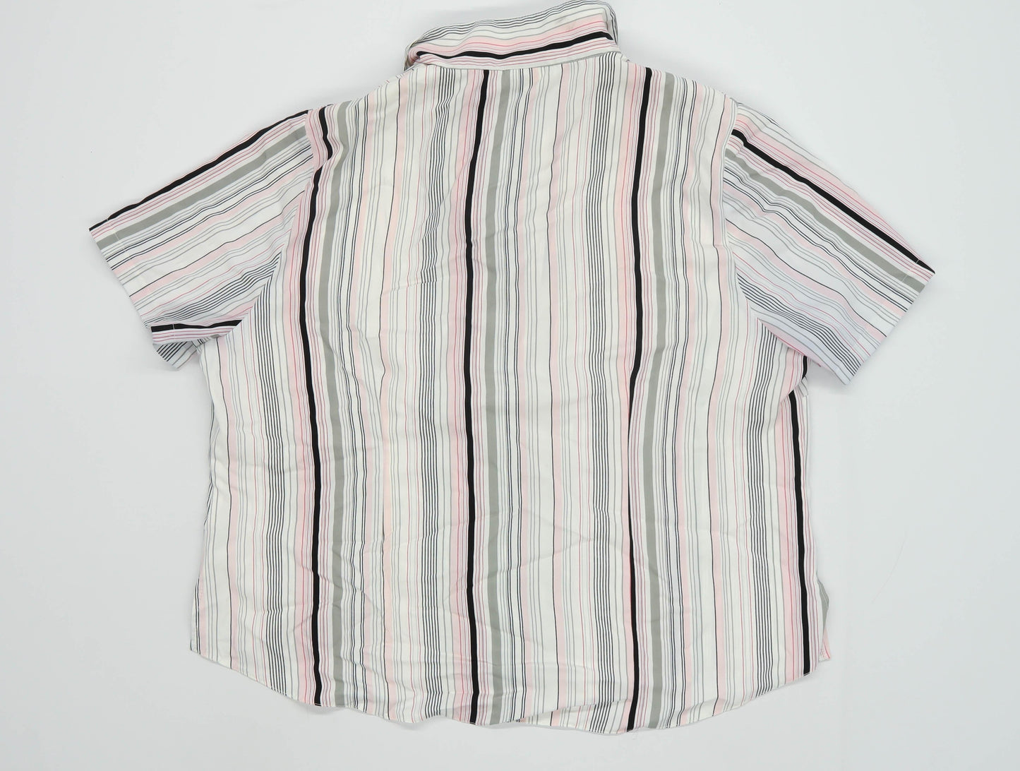 Fosby Womens Size 20 Striped Multi-Coloured Shirt (Regular)