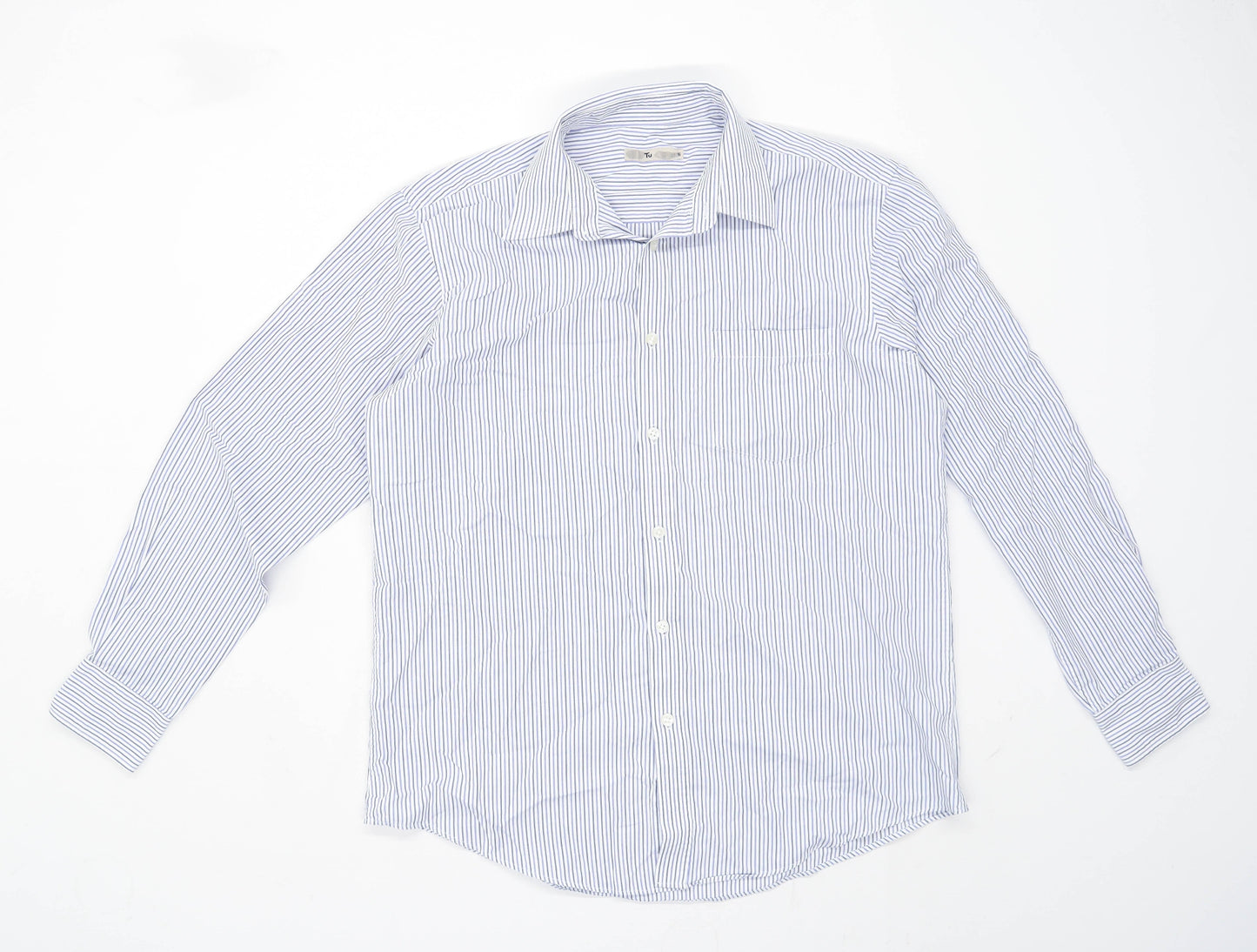 TU Womens Size 16 Striped Multi-Coloured Shirt (Regular)