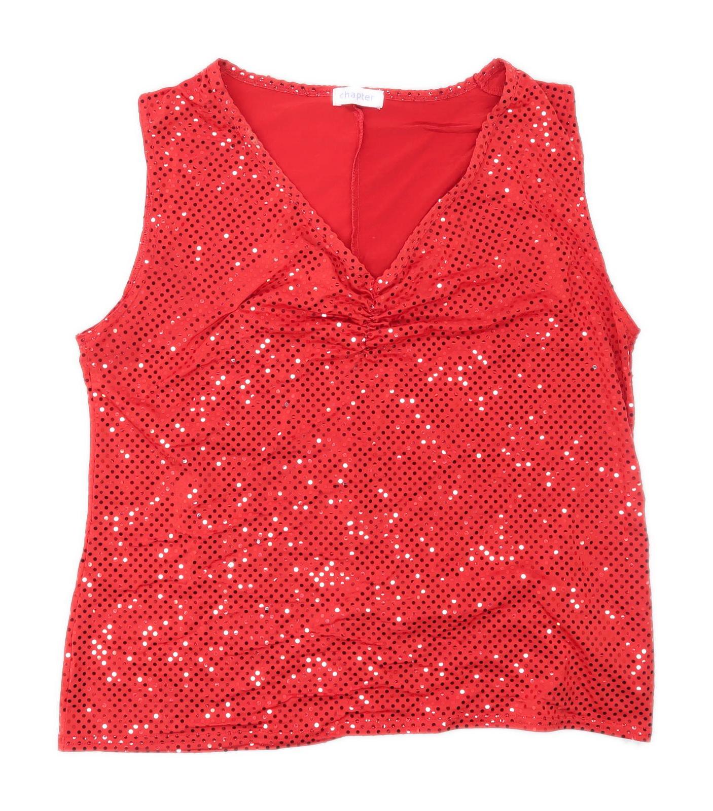 Chapter Womens Size 20 Red Top (Regular)