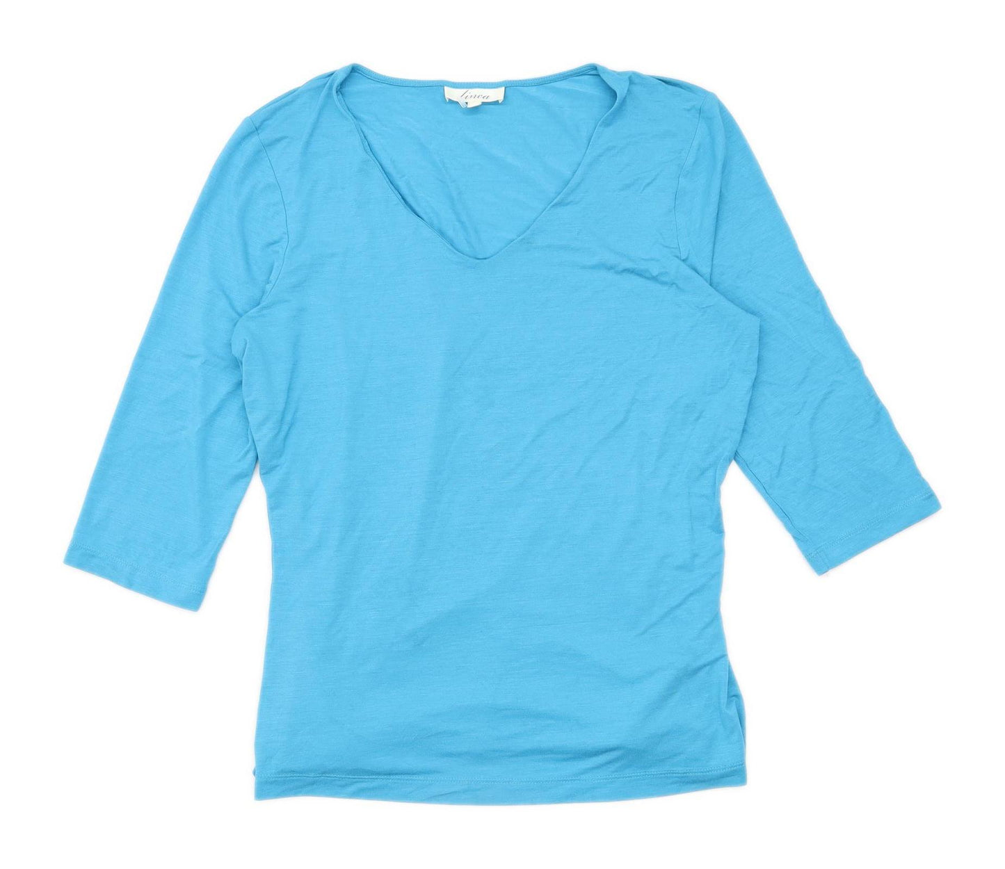 Linea Womens Size L Blue Top (Regular)