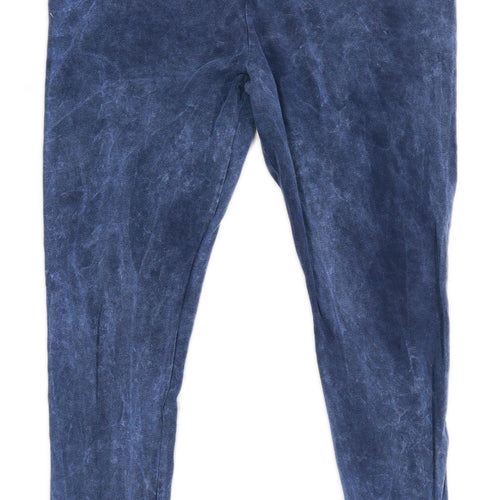 Womens Papaya Blue Cotton Blend Leggings Size 20/L28