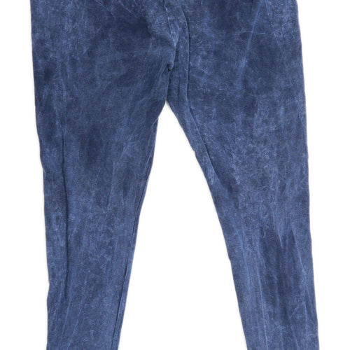 Womens Papaya Blue Cotton Blend Leggings Size 20/L28