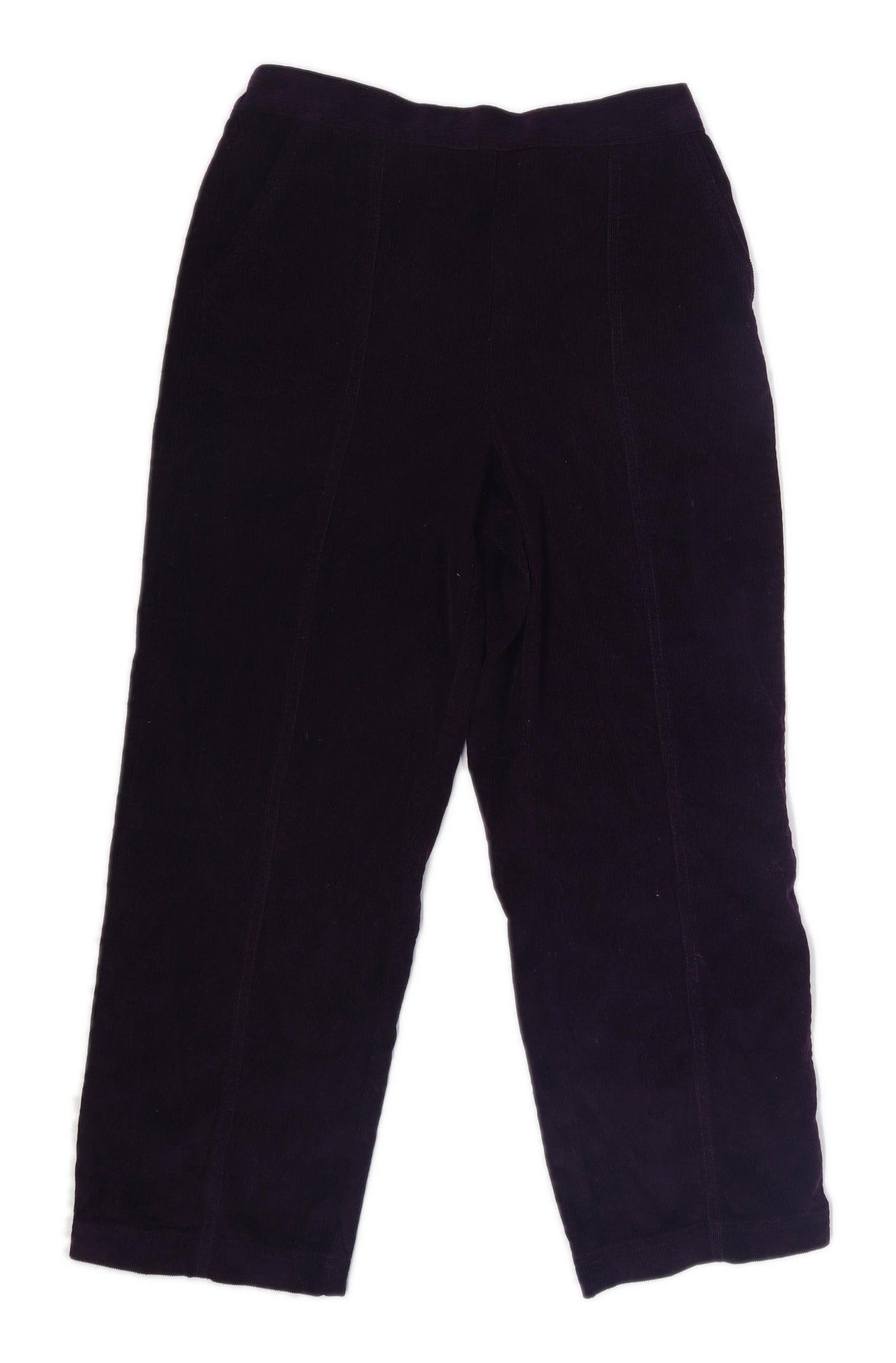 Womens Isle Purple Corduroy Trousers Size 10/L24