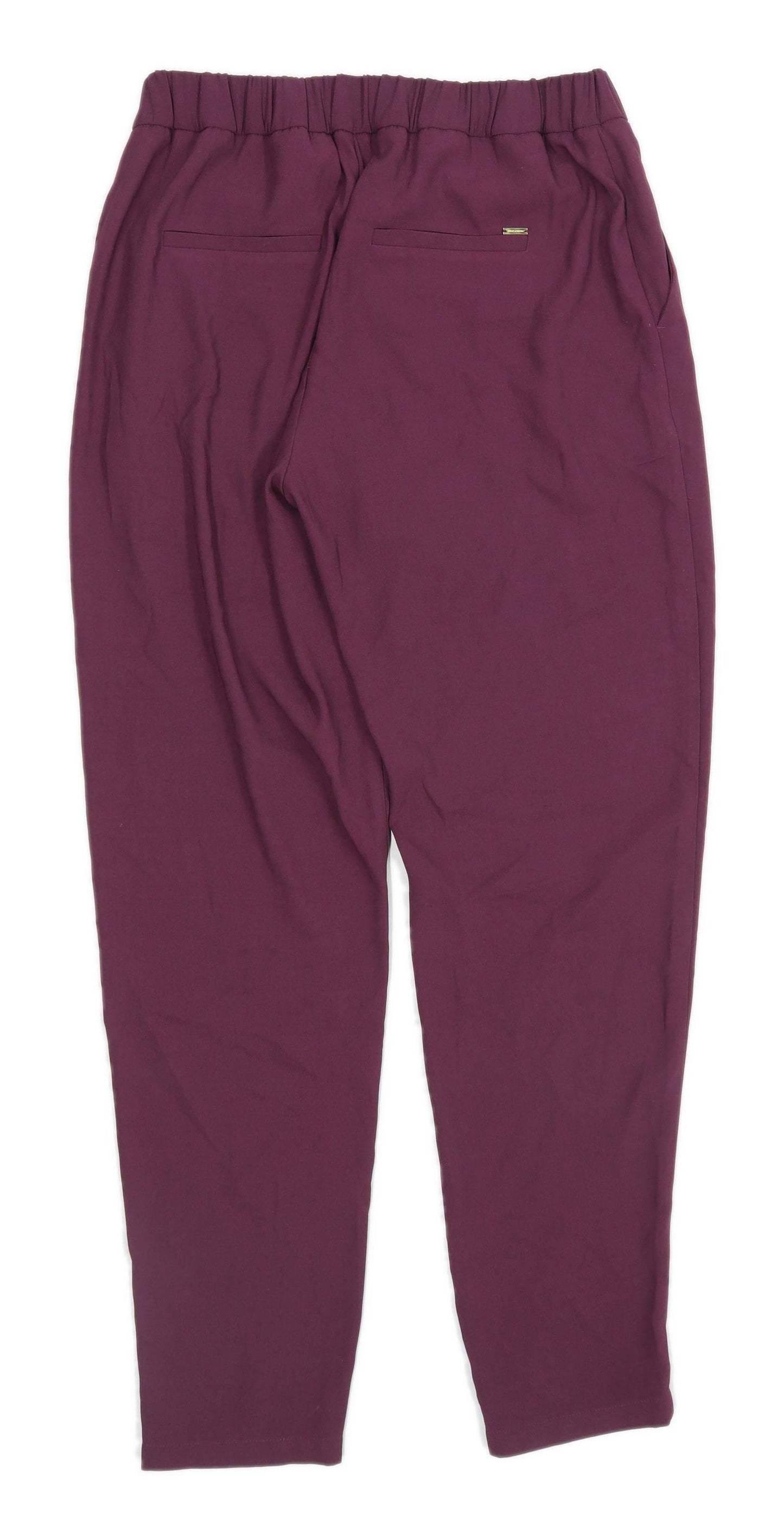 Womens Holly Whyte Burgundy Trousers Size S/L30