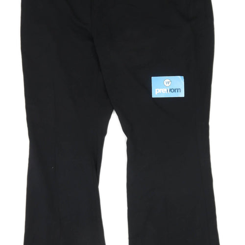 Womens Marks & Spencer Black Trousers Size 16/L27