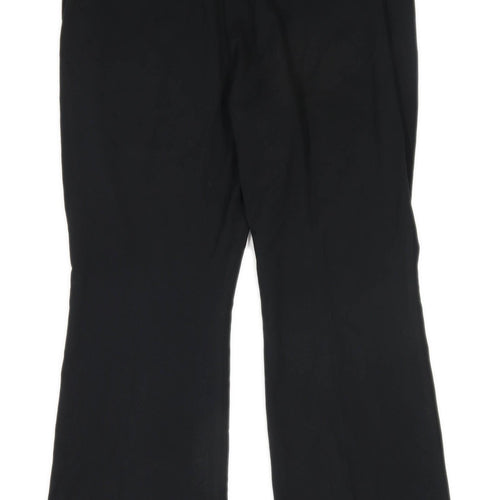Womens Marks & Spencer Black Trousers Size 16/L27