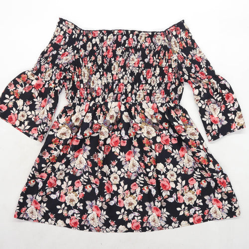 Pep & Co Womens Size 12 Off Shoulder Black Dress (Regular)