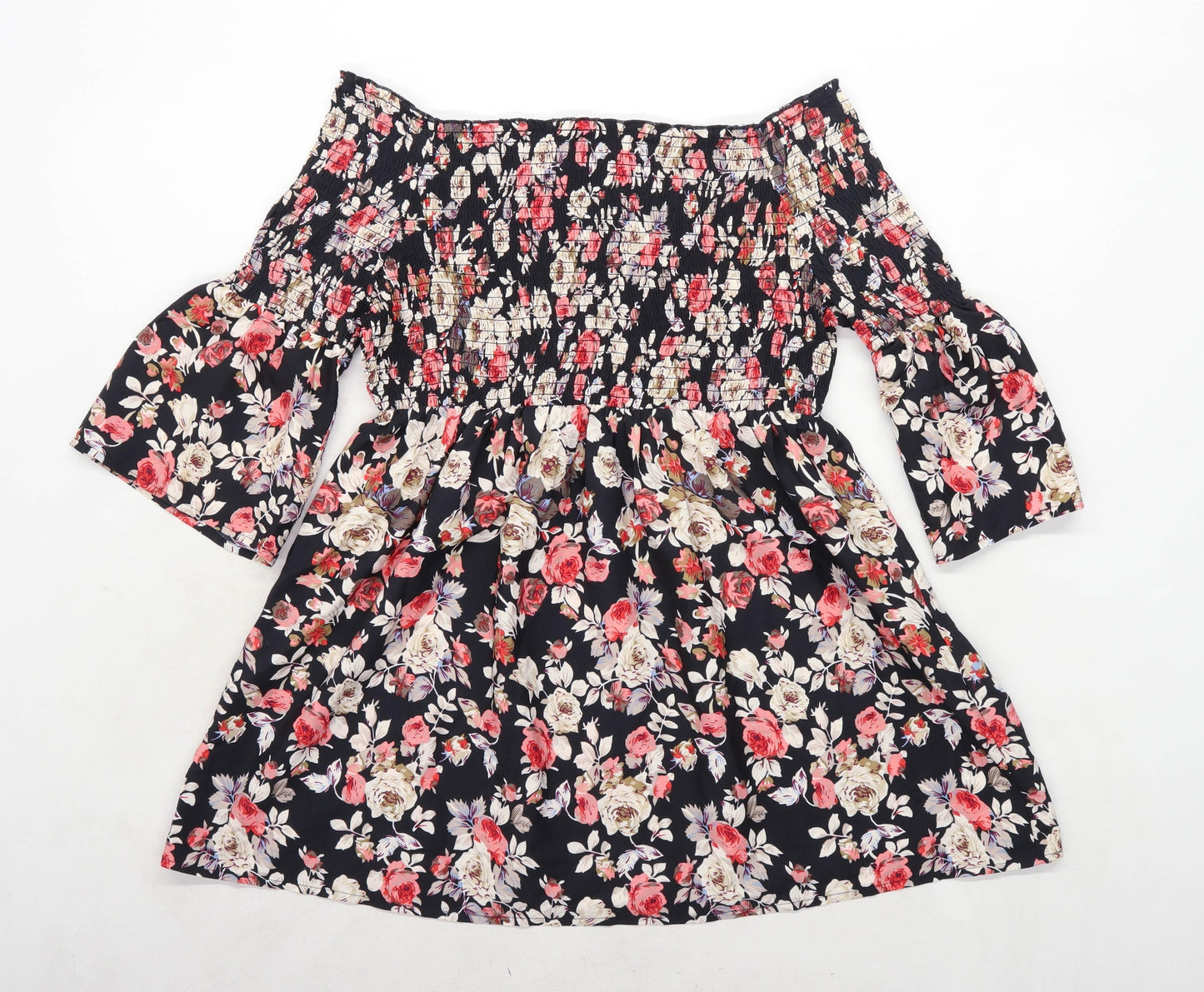 Pep & Co Womens Size 12 Off Shoulder Black Dress (Regular)