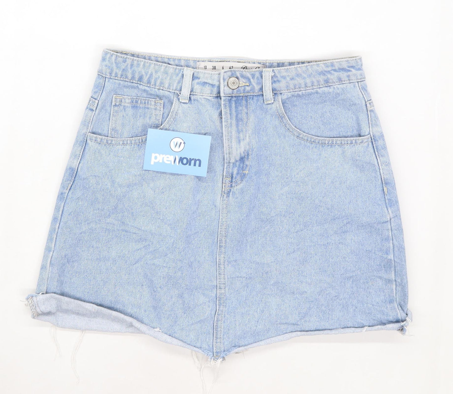 Denim Co Womens Size 10 Denim Blue Skirt (Regular)