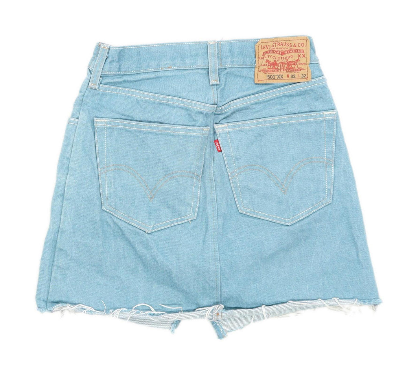 Levis Womens Size XS Denim Blue Skirt (Regular)