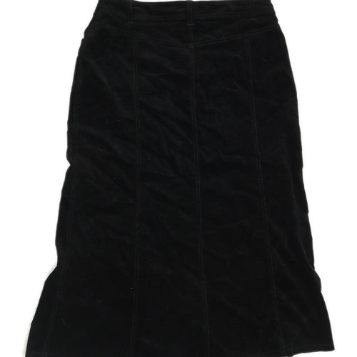 Zaffiri Womens Size 14 Cotton Blend Black Skirt (Regular)
