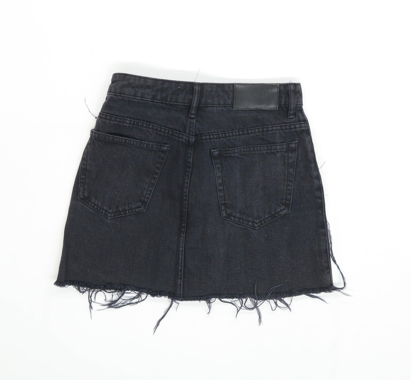 TRF Womens Size W26 Denim Black Skirt (Regular)