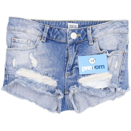 Womens Asos Blue Denim Shorts Size 6/L2