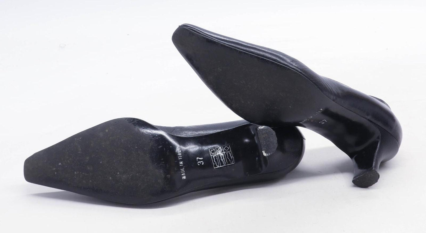 Carvela Womens EU Size 37 Black Court Shoes