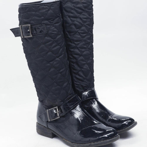 Heavenly Feet Womens EU Size 38 Black Boots