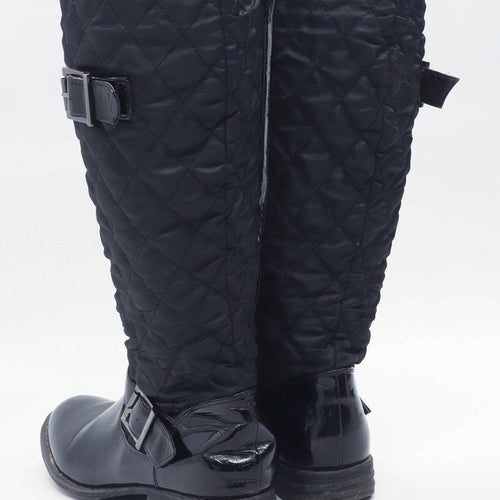 Heavenly Feet Womens EU Size 38 Black Boots