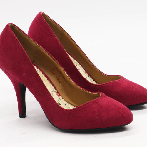Red Level Womens UK Size 3 Pink Stiletto Heels