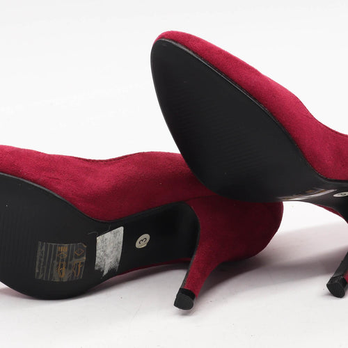 Red Level Womens UK Size 3 Pink Stiletto Heels