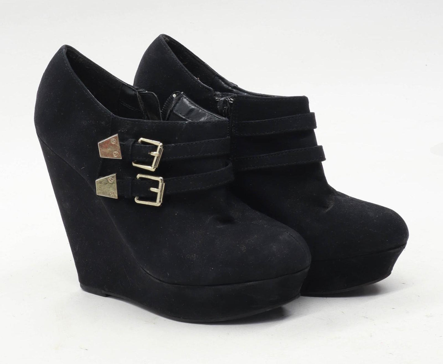New Look Womens UK Size 5 Black Ankle Boots
