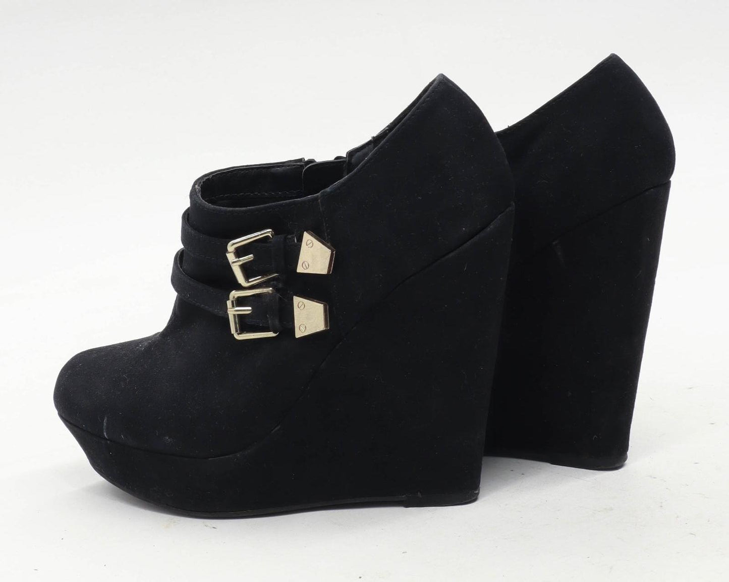 New Look Womens UK Size 5 Black Ankle Boots