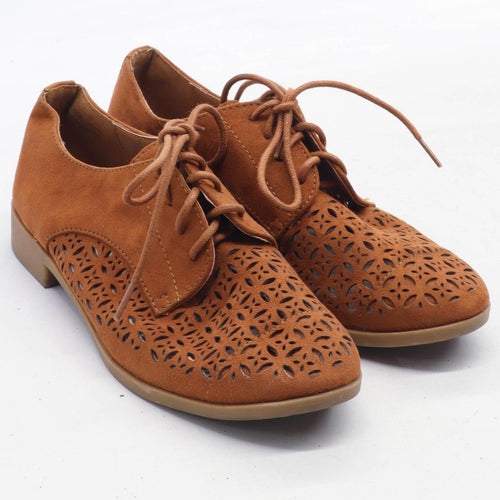 Primark Womens UK Size 4 Brown Brogues